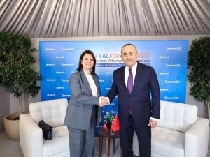 Dışişleri Bakanı Çavuşoğlu, Libya Dışişleri Bakanı Elmangoush İle Görüştü