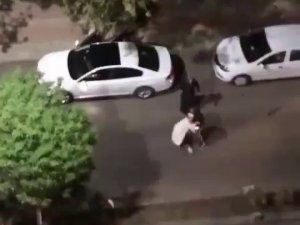 Siirt’te Yol Ortasında Kadına Şiddet Kamerada