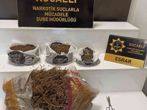 İ̇zmit’te Narkotik Operasyonunda 3 Kilo 500 Gram Esrar Ele Geçirildi