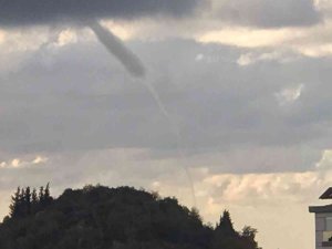 Antalya’da Çıkan Hortum Karaya Ulaşmadan Kayboldu