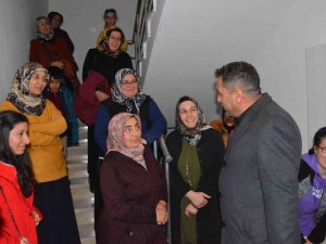 Başkan Ekinci, Kursiyerlerin Dilek Ve Taleplerini Dinledi