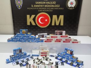 Samsun’da 13 Bin 300 Dal Dolu Makaron Ele Geçirildi