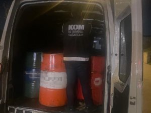 İ̇stanbul’da 4 Ton Karışımlı Akaryakıt Ele Geçirildi