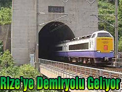 Rize’ye Demiryolu Geliyor