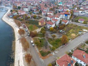 Yüzde 50’si Tamamlanan ’Kanal Turhal’ Projesi Havadan Görüntülendi