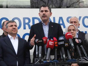 Bakan Kurum: "Bugün 321 Binamızda Hasar Tespiti Yaptık"