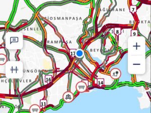 İ̇stanbul’da Trafik Yoğunluğu Yüzde 90 Seviyelerine Ulaştı