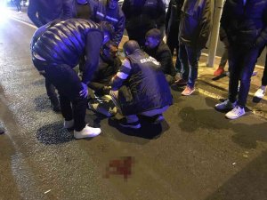 Trafik Işıklarında Yayaya Çarptı: 1 Yaralı