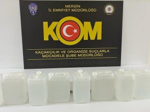 Mersin’de 40 Litre Etil Alkol Ele Geçirildi