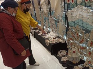 Kaymek Dantel Anglez El Sanatları Sergisi’ne Yoğun İ̇lgi