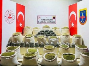 Lice Kırsalında 542 Kilogram Esrar Ele Geçirildi