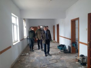 Dkmp Sandıklı Şefliği İdari Binasında Onarım Çalışmaları Devam Ediyor