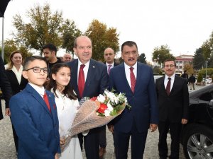 Kktc Cumhurbaşkanı Ersin Tatar’a Malatya’da Sıcak Karşılama
