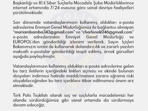 Egm’den Bakan Soylu Ve Europol İsmi İle Gönderilen Mailler Hakkında Uyarı