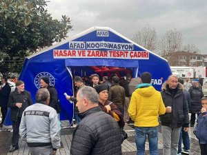 Düzce’de Vatandaşların Hasar Başvuruları Alınmaya Devam Ediyor