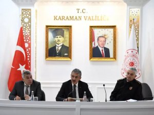Karaman’da Kış Mevsimi Alınacak Tedbirler Değerlendirildi