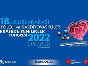 “18’inci Uluslararası Kardiyoloji Ve Kardiyovasküler Cerrahide Yenilikler Kongresi” Antalya’da Gerçekleştirilecek