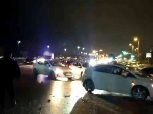 Alkollü Olduğu İddia Edilen Sürücünün Çarptığı Otomobil Takla Attı: 3 Yaralı