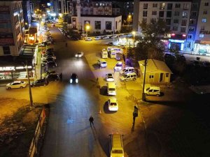 Polisten Öğrenci Nüfusunun Fazla Olduğu Mahallede Dron Destekli Denetim