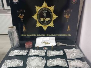 Sinop’ta Durdurulan Araçta 15 Gram Metamfetamin Yakalandı