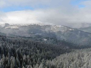 Türkülere Konu Olan Ilgaz Dağı Beyaza Büründü