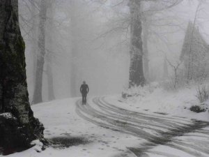Kartepe’de Kar Kalınlığı 10 Santimetreye Yaklaştı