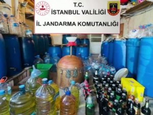 İ̇stanbul’da Jandarmadan Sahte Alkol Operasyonu