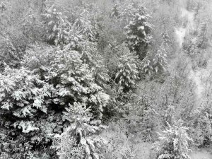 Erzincan’ın Yüksek Kesimlerinde Kar Yağışı Etkili Oldu