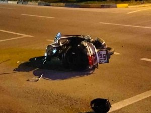 Trafik Kazasında Motosiklet Sürücüsü Ağır Yaralandı