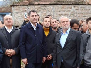 Bakan Murat Kurum, Depremde Hasar Gören Binanın Yıkım Çalışmasına Katıldı