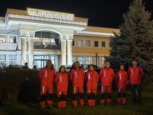 Akut Eskişehir Ekibi Düzce’ye Gitti