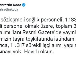 Bakan Koca Müjdeyi Verdi