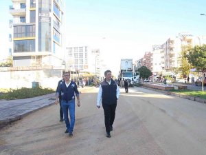 Döşemealtı’nda Atatürk Caddesi’ne Sıcak Asfalt