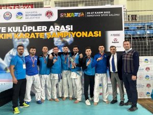 Büyükşehir Karate Takımı, Şampiyonayı Üçüncü Tamamladı