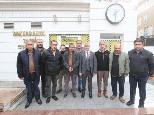Başkan Tahmazoğlu Taksici Esnafı İle Buluştu
