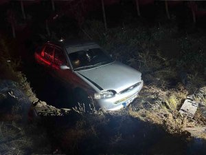 Sağanak Yağış Kaza Getirdi