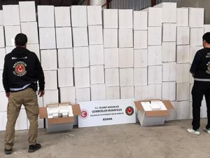 Adana’da Kaçak Makaron Operasonu