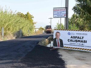 Aksu’da Altyapısı Tamamlanan Yollara Sıcak Asfalt
