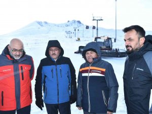 Başkan Büyükkılıç Ve Vali Çiçek’ten Erciyes’te İnceleme
