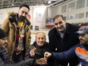 Milli Takım Seçmelerine Hazırlanan Sporculara Moral Ziyareti