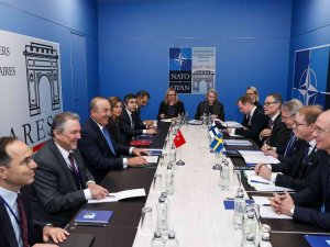 Bakan Çavuşoğlu, Türkiye-i̇sveç-finlandiya Üçlü Dışişleri Bakanları Toplantısına Katıldı