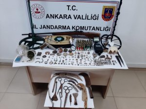 Başkentte Tarihi Eser Kaçakçılığı Operasyonu