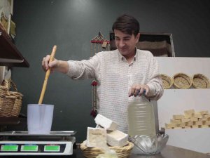 ‘Yeryüzü Cenneti’nin Suyundan Şifa Kaynağı Sabun Üretimi