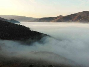 Tokat’ta Sis Denizi Eşsiz Manzaralar Oluşturdu