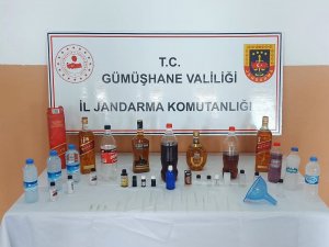 Şiran’da Kaçak İçki Ve Tarihi Eser Yakalandı