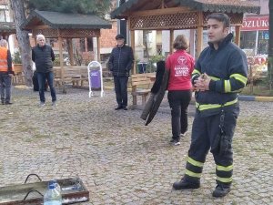 Safranbolu Belediyesi İtfaiyesinden Tatbikat