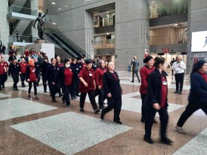 Çağlayan Adliyesi’nde Gerçeği Aratmayan Yangın Tatbikatı