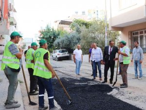 Toroslar’da Hasar Gören Sokaklar Yenileniyor
