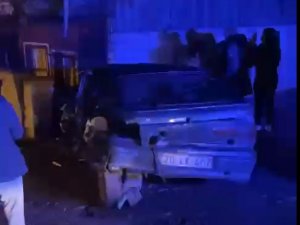Radar Caddesi’nde Maddi Hasarlı Kaza
