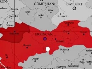 Erzincan’da 3.8 Büyüklüğünde Deprem